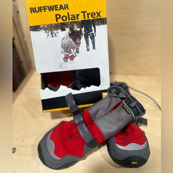 Ruffwear Polar Trex Winter dog boots Red Rock 1530-605M Size 2.75in BRAND NEW - Picture 1 of 8